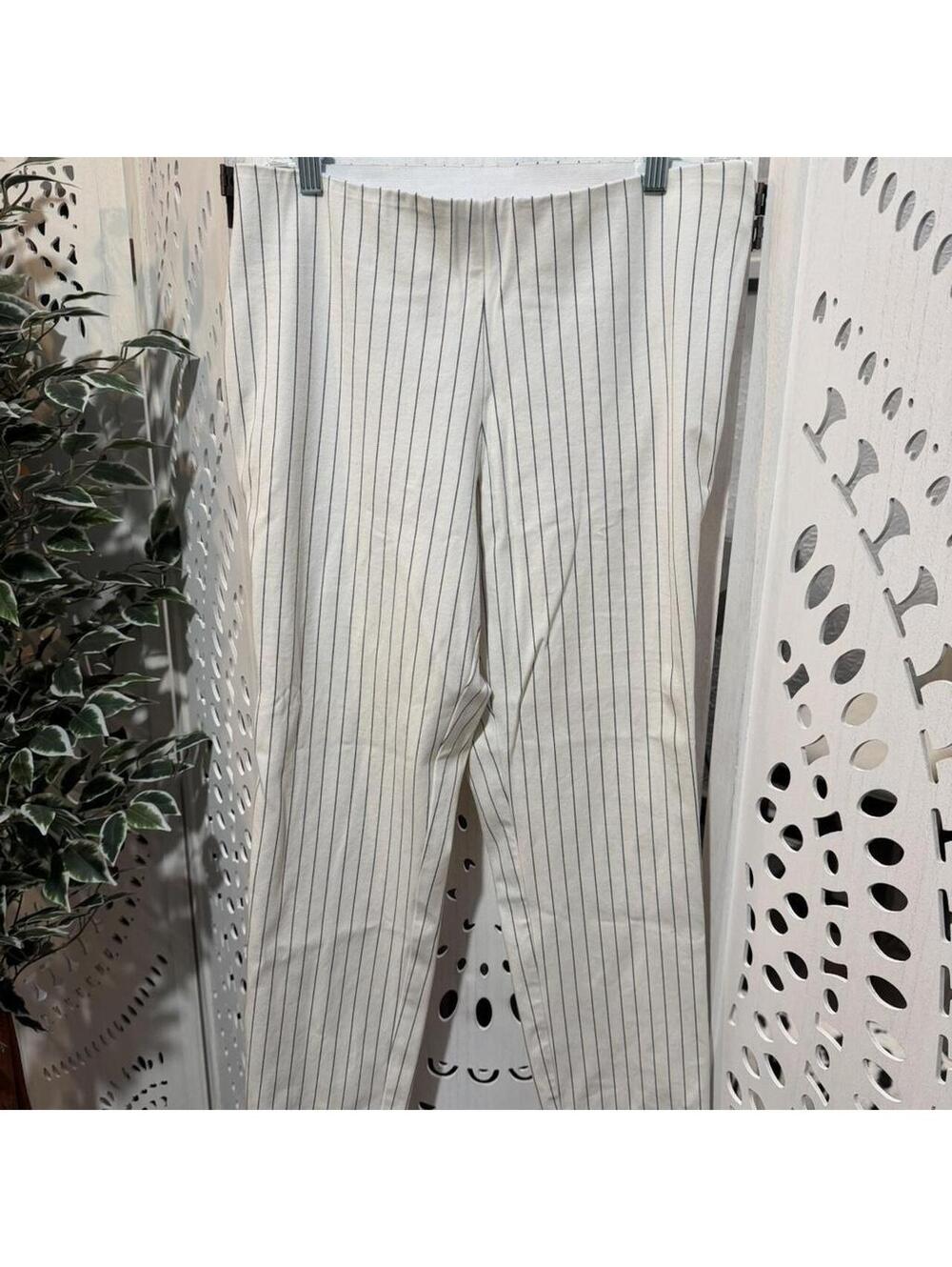 A New Day Cream Pinstripe Ankle Pants ✨